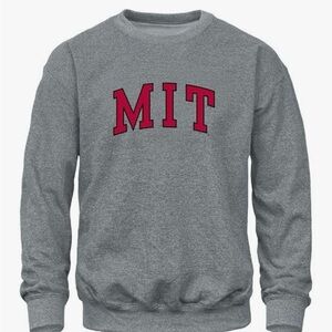 MIT Unisex Gray Crewneck Sweatshirt